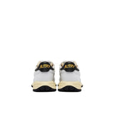 Autry White Fabric Athletic Sneakers