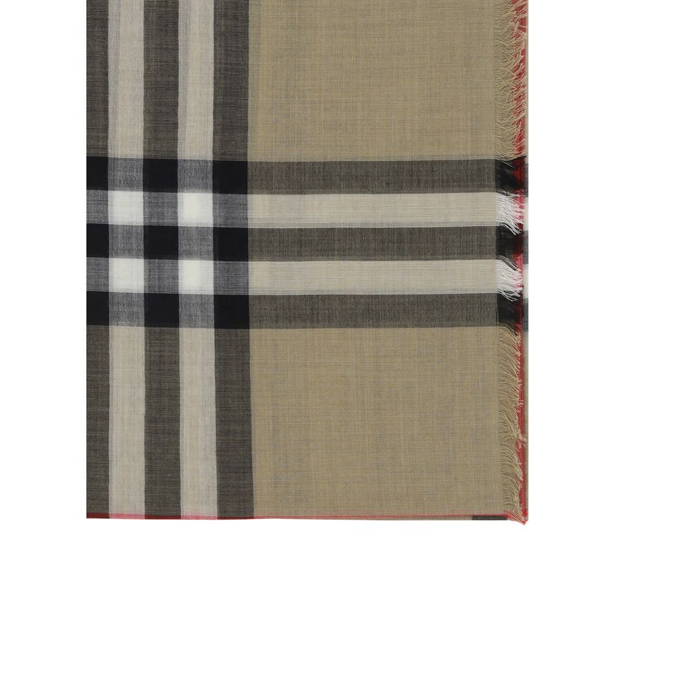 Burberry Brown Silk Scarf
