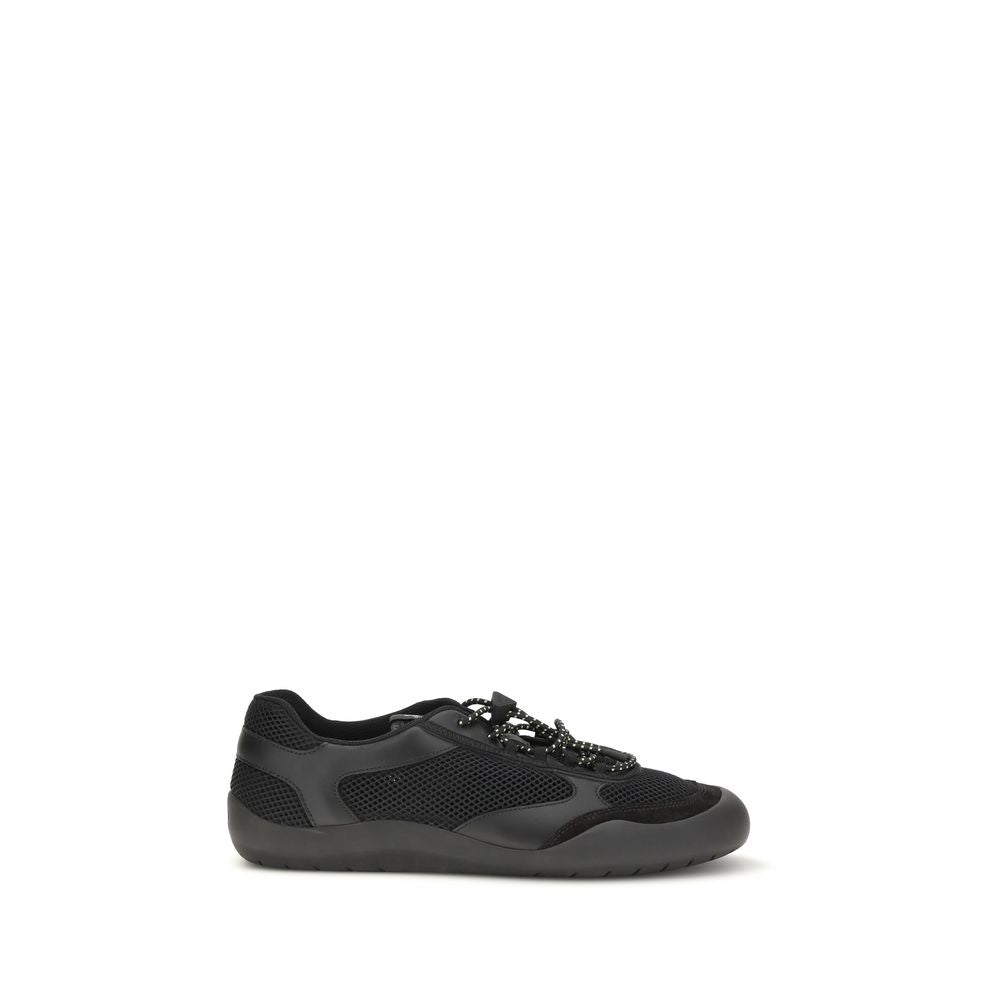 Prada Black Polyester Athletic Sneakers