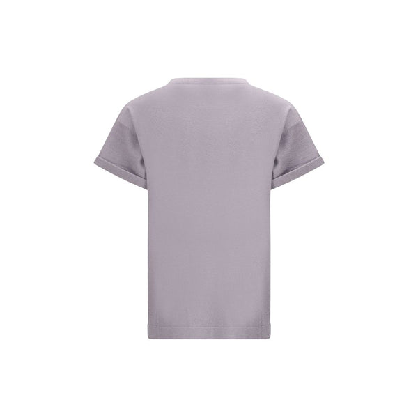 Brunello Cucinelli Purple Nylon T-Shirt