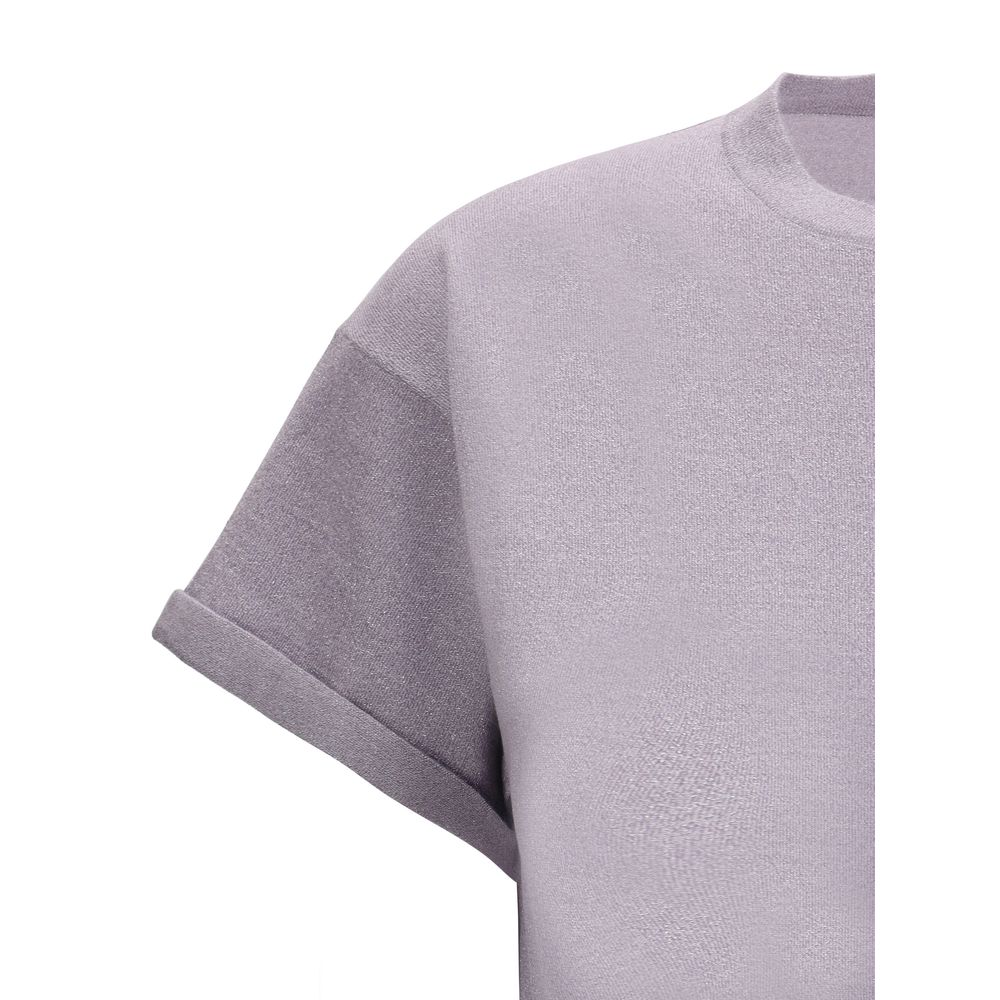 Brunello Cucinelli Purple Nylon T-Shirt