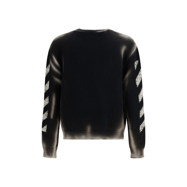 Off-White Black Cotton Sweatshirt
