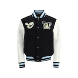 Off-White Black Wool Oves Aries Bomber