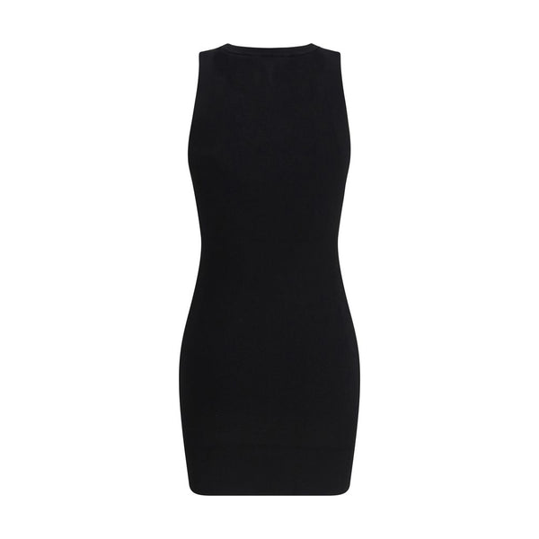 Diesel Black Viscose Casual Dress