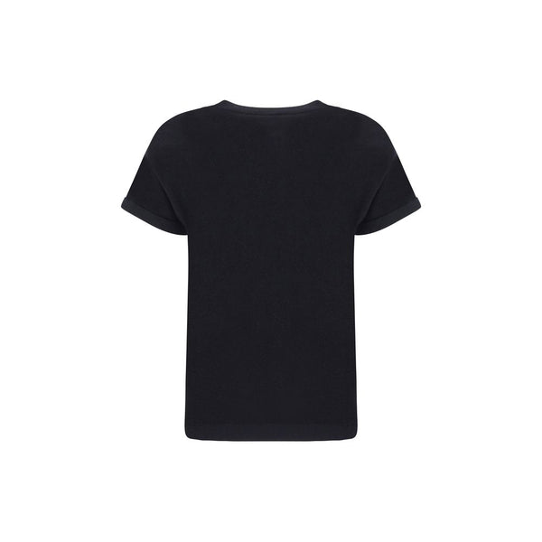 Brunello Cucinelli Black Nylon T-Shirt