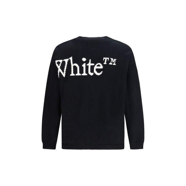 Off-White Black Cotton Sweatshirt