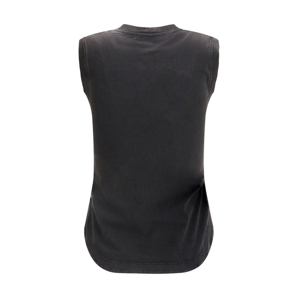 The Attico Black Cotton Top