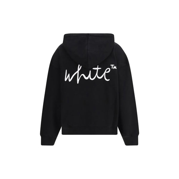 Off-White Black Cotton Sweatshirt