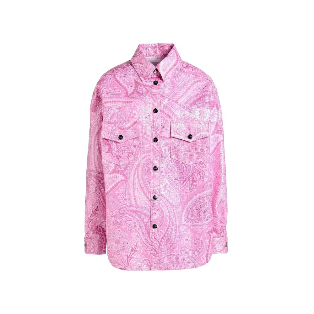 Etro Multicolor Nylon Pattern Shirt