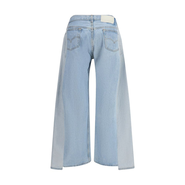 E.L.V. DENIM Blue Cotton Jeans Denim