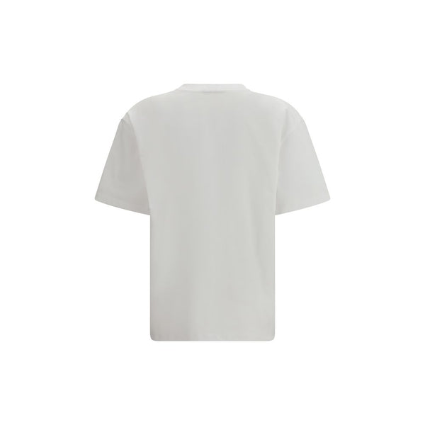 Ganni White Cotton T-Shirt