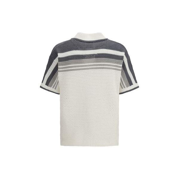 Casablanca White Cotton Pattern Shirt