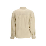 Lemaire Beige Silk Dress Shirt