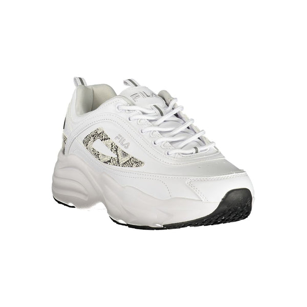 Fila White Polyurethane Women Sneaker