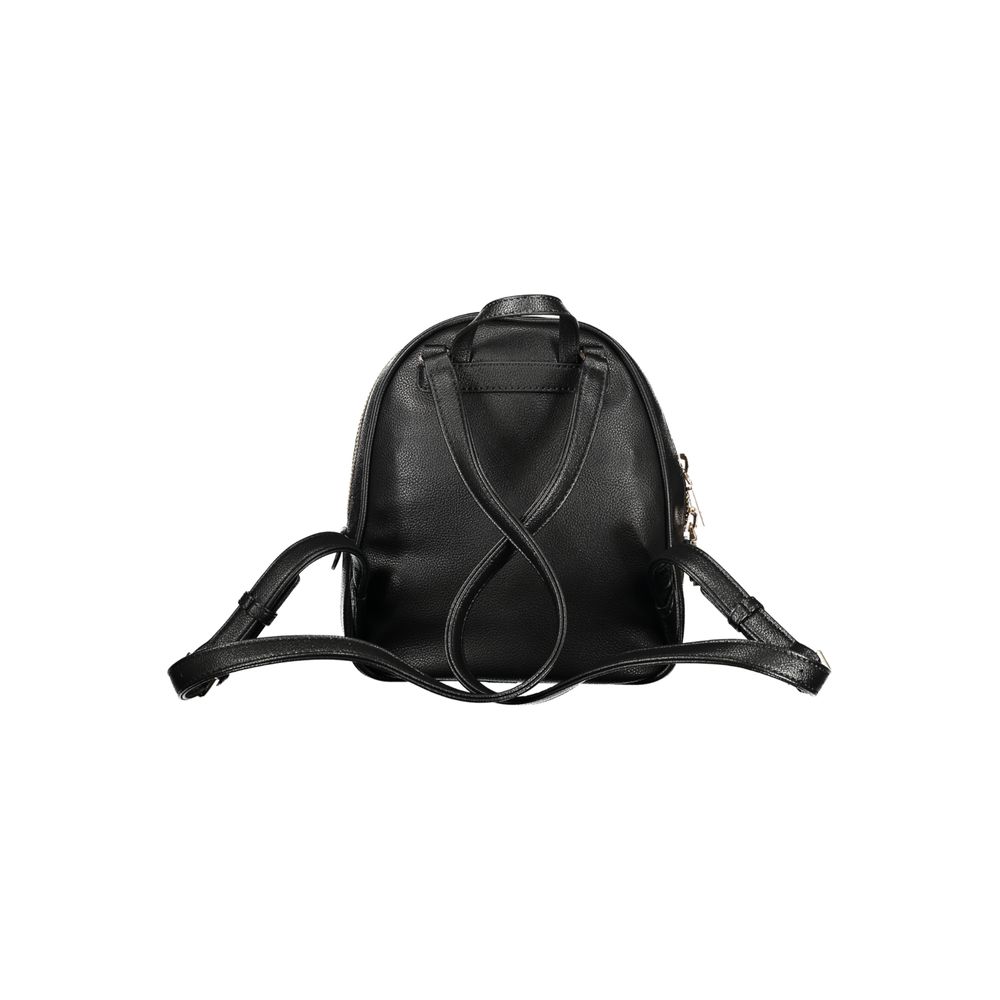 Guess Jeans Nero Poliuretano Women Backpack