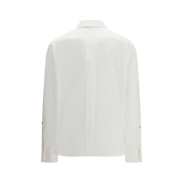 Max Mara White Cotton Dress Shirt