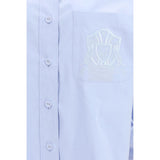 Thom Browne Blue Cotton Pattern Shirt