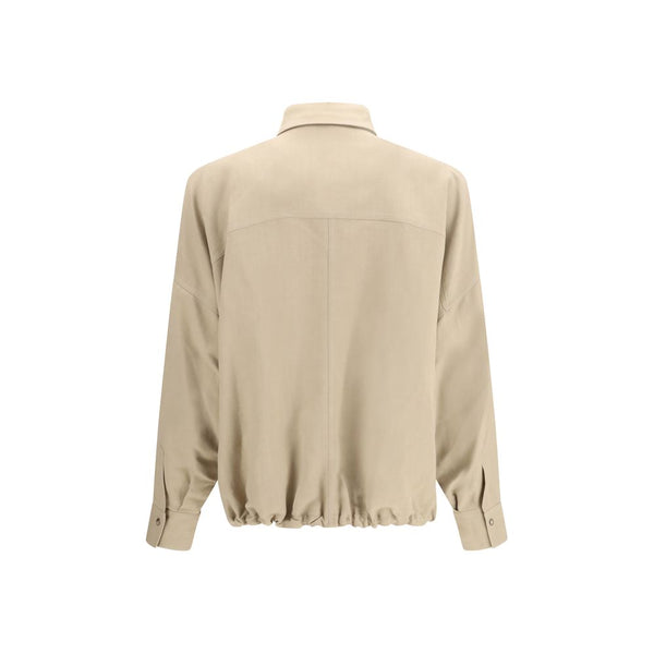 Brunello Cucinelli Beige Viscose Blouse