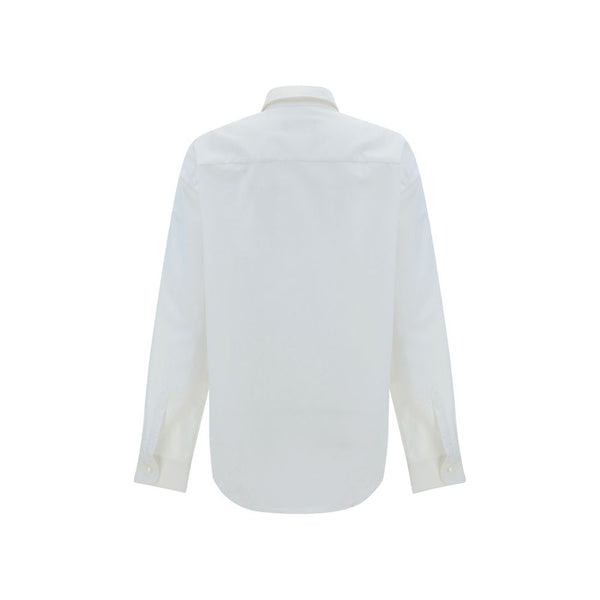 Ami Paris White Cotton Dress Shirt