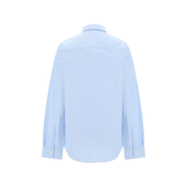 Ami Paris Blue Cotton Dress Shirt