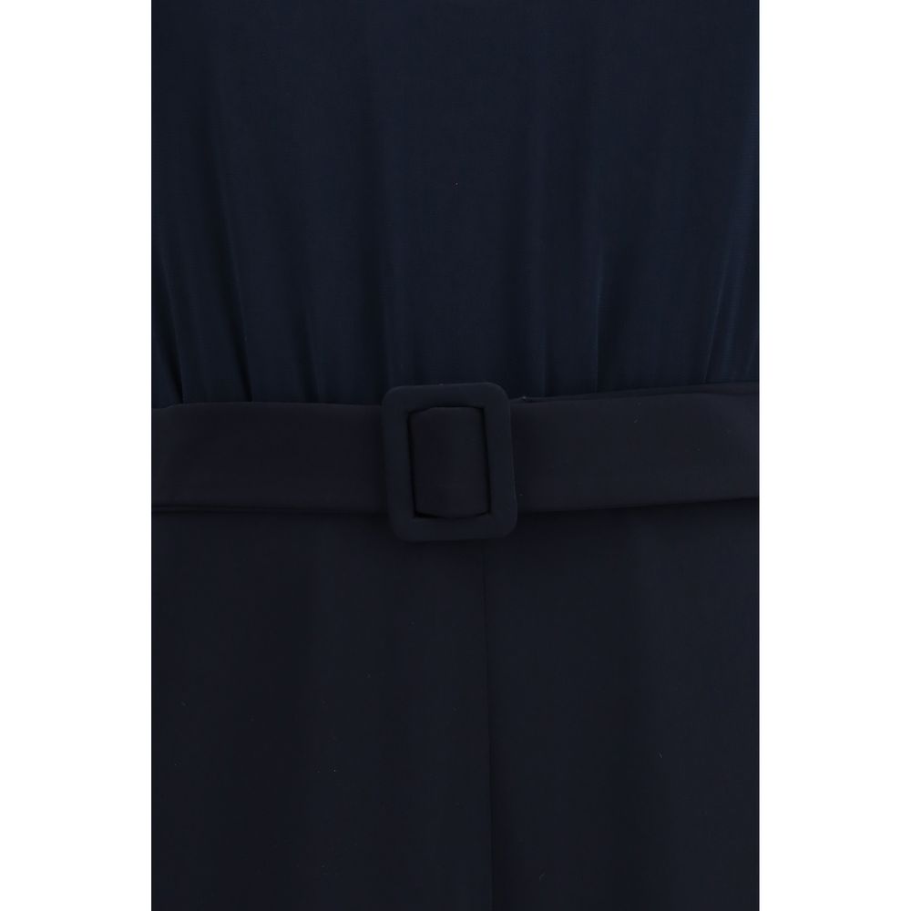 P.A.R.O.S.H. Blue Polyester Jumpsuit