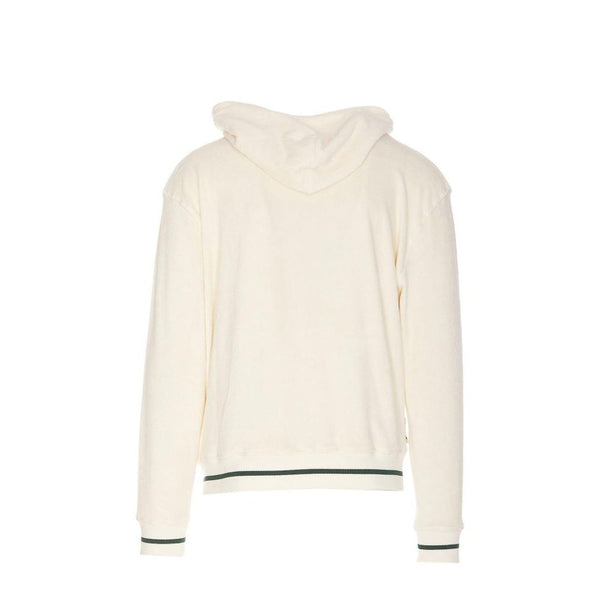 Autry White Cotton Hoodie