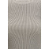 RIER Beige Silk T-Shirt