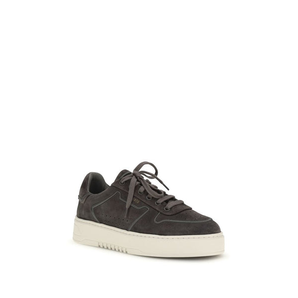 Axel Arigato Gray Calf Leather Bos Taurus Low Top Sneakers