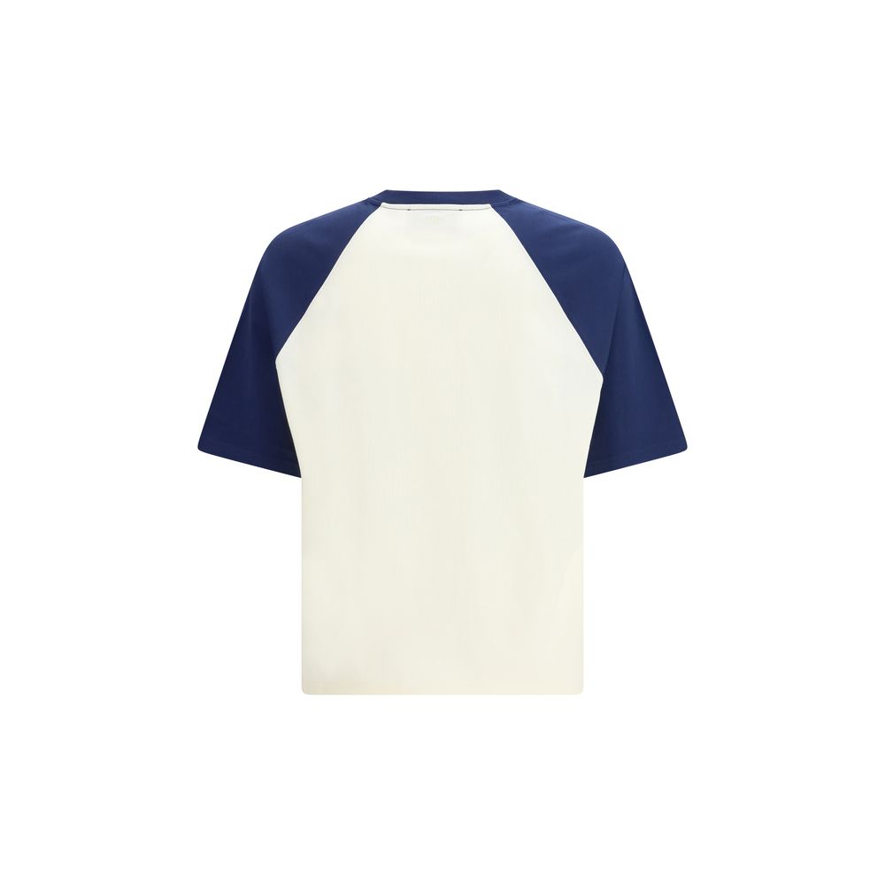 Ami Paris Beige Cotton T-Shirt