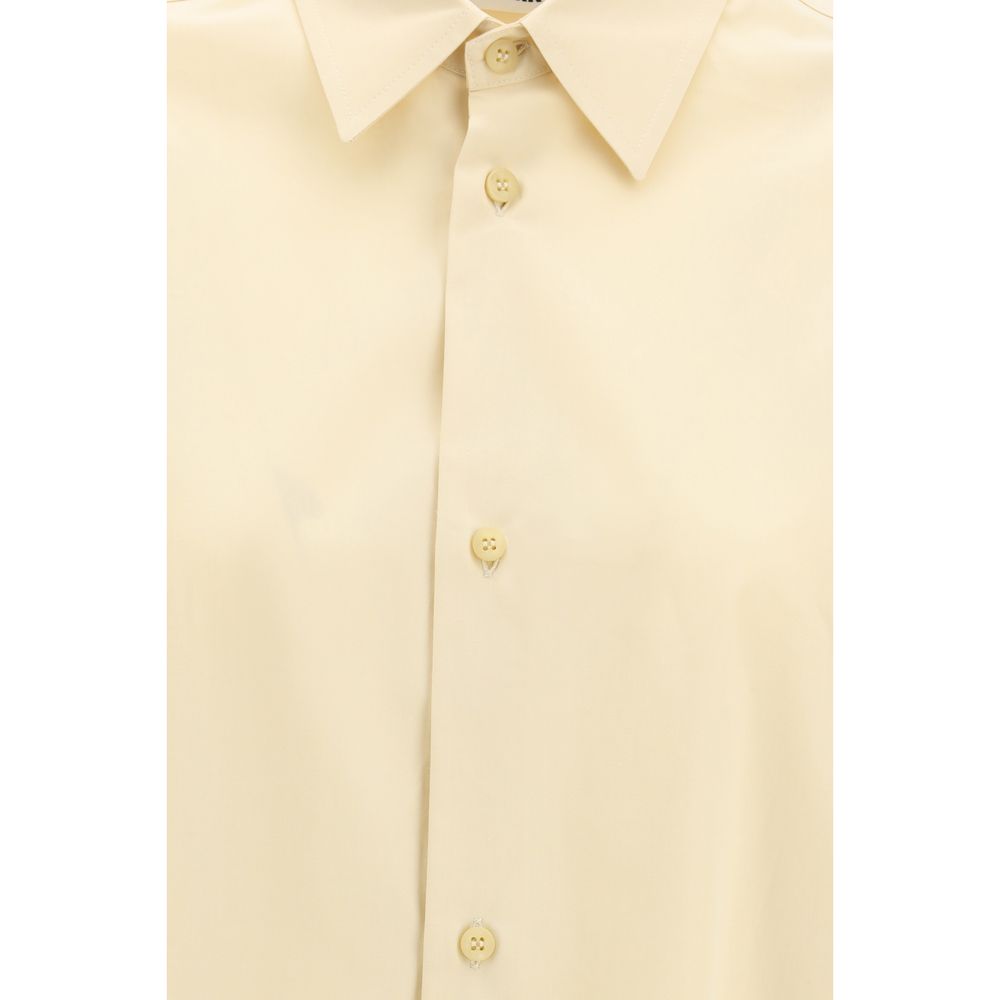 Darkpark Beige Cotton Dress Shirt