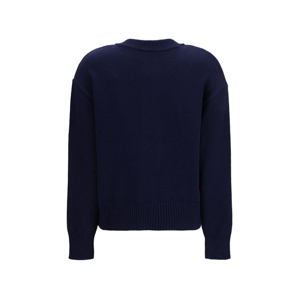 Ami Paris Blue Wool Cardigan