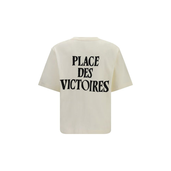 Ami Paris Beige Cotton T-Shirt