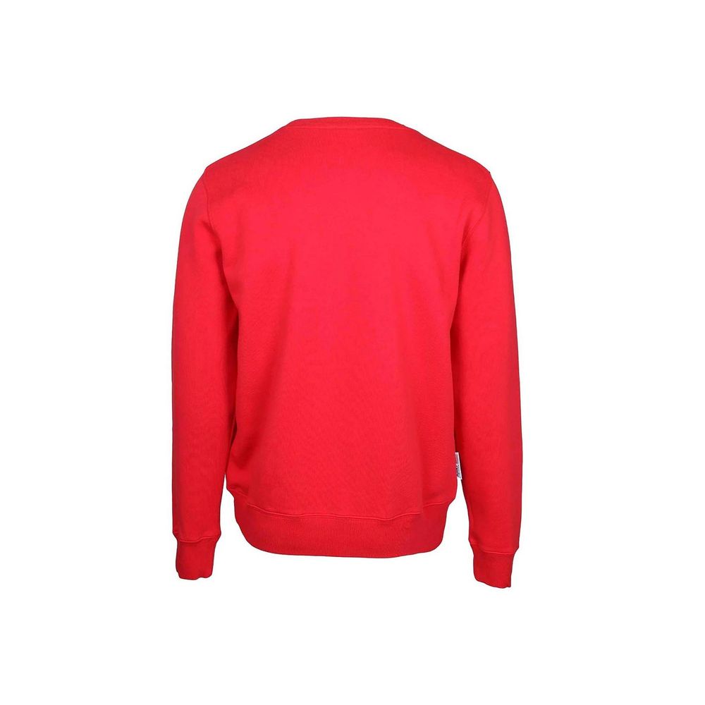 Autry Red Cotton Sweatshirt