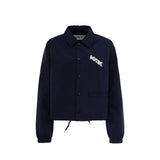Autry Blue Polyester Shell Jacket