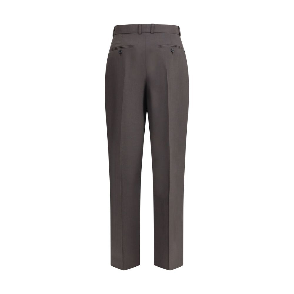 The Row Brown Wool Dress Pants