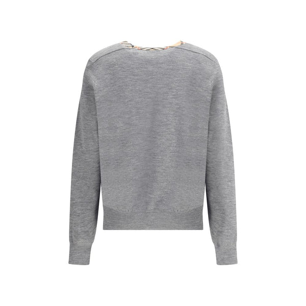 Burberry Gray Cotton Sweatshirt
