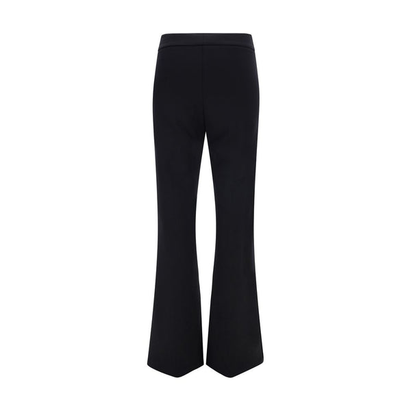 Avenue Montaigne Black Elastane Flared Pants
