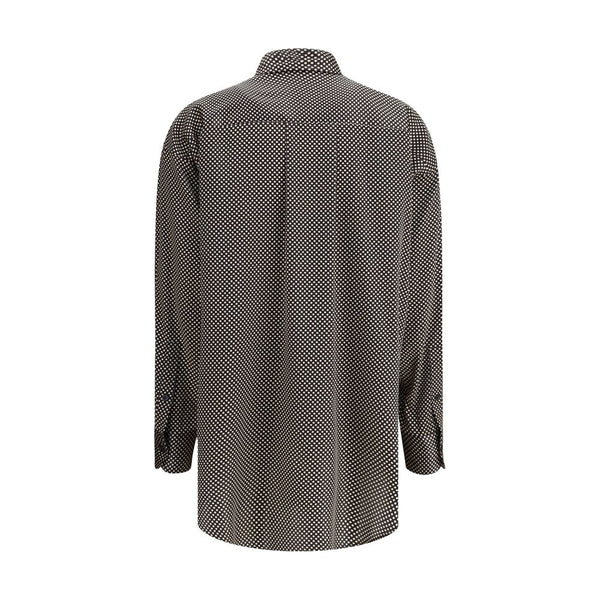 Tom Ford Black Silk Pattern Shirt