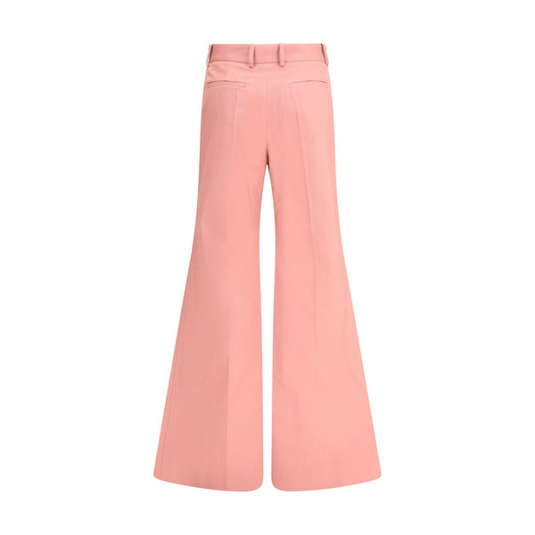 Chloé Multicolor Cotton Flared Pants