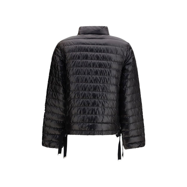 Moncler Black Polyamide Coat