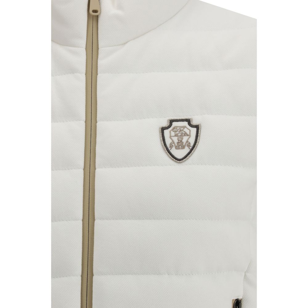 Brunello Cucinelli White Cotton Jackets And Coat