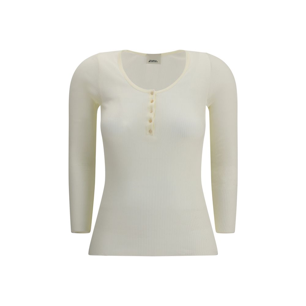 Isabel Marant Beige Cotton Top
