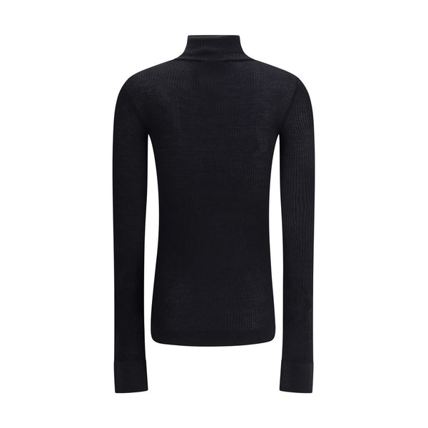 Lemaire Black Wool Top