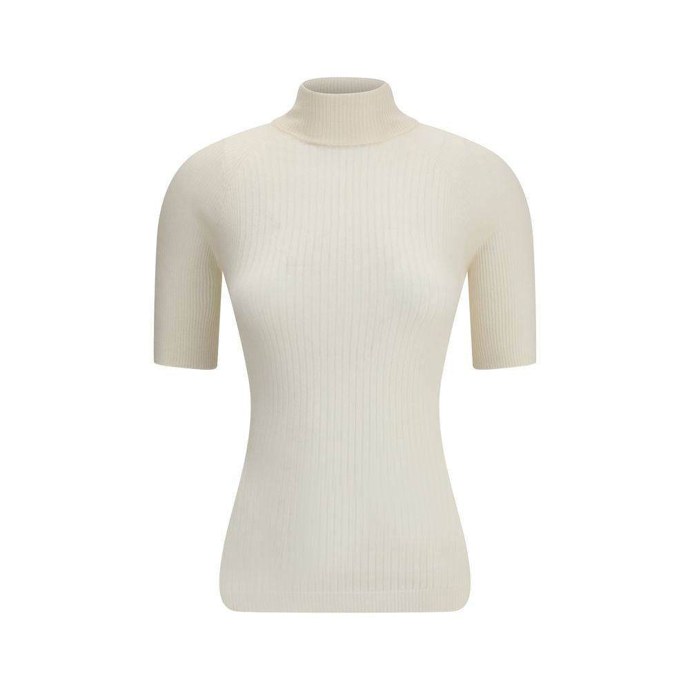 SA SU PHI Beige Cashmere Top