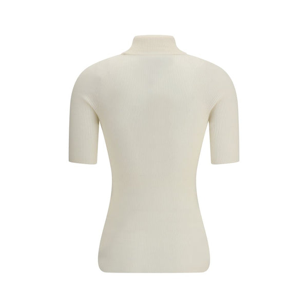 SA SU PHI Beige Cashmere Top