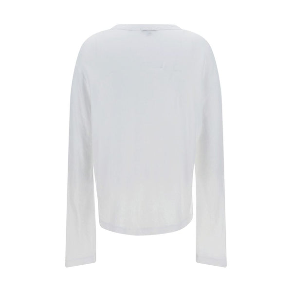 James Perse White Cotton Sweatshirt