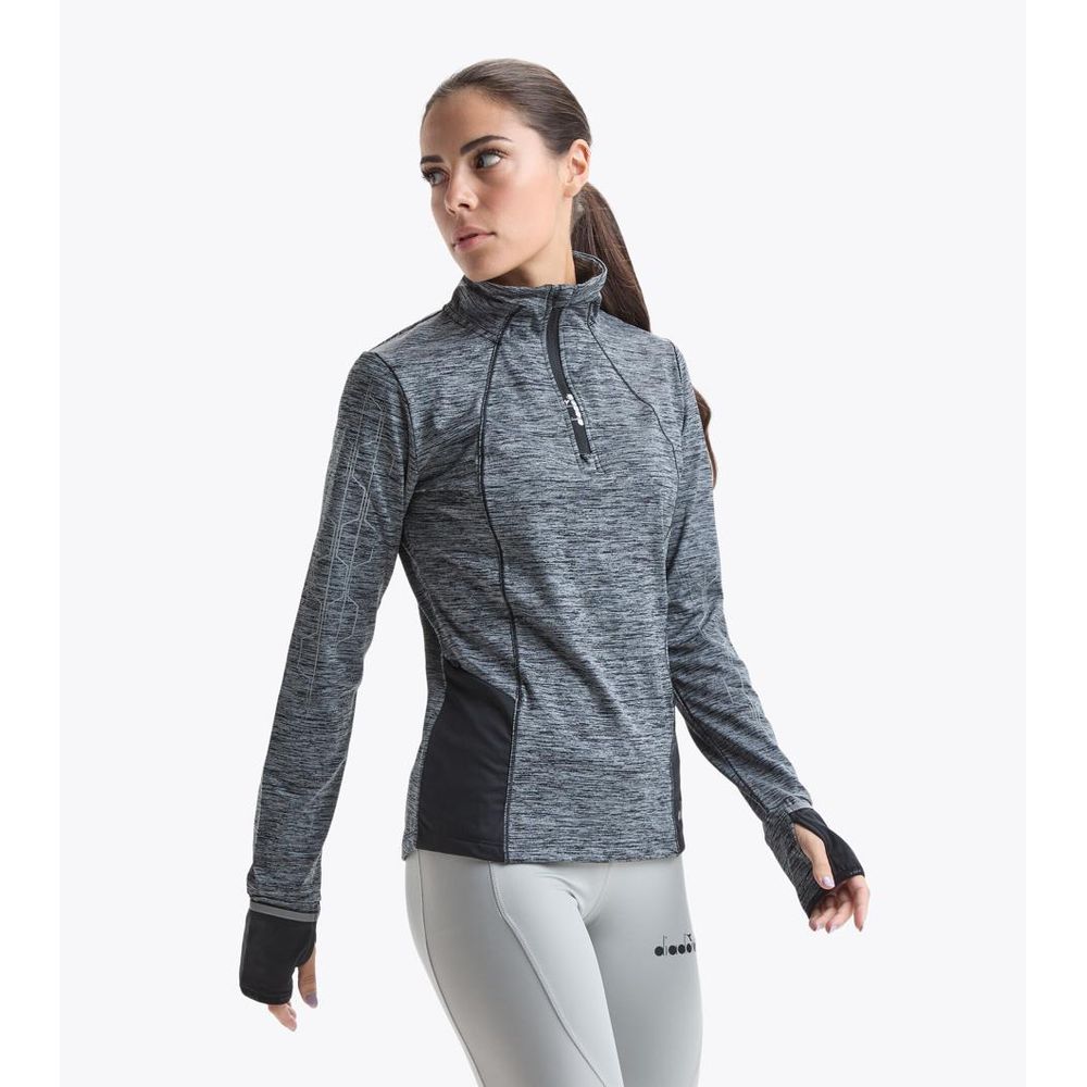 Diadora Black Polyester Sweatshirt