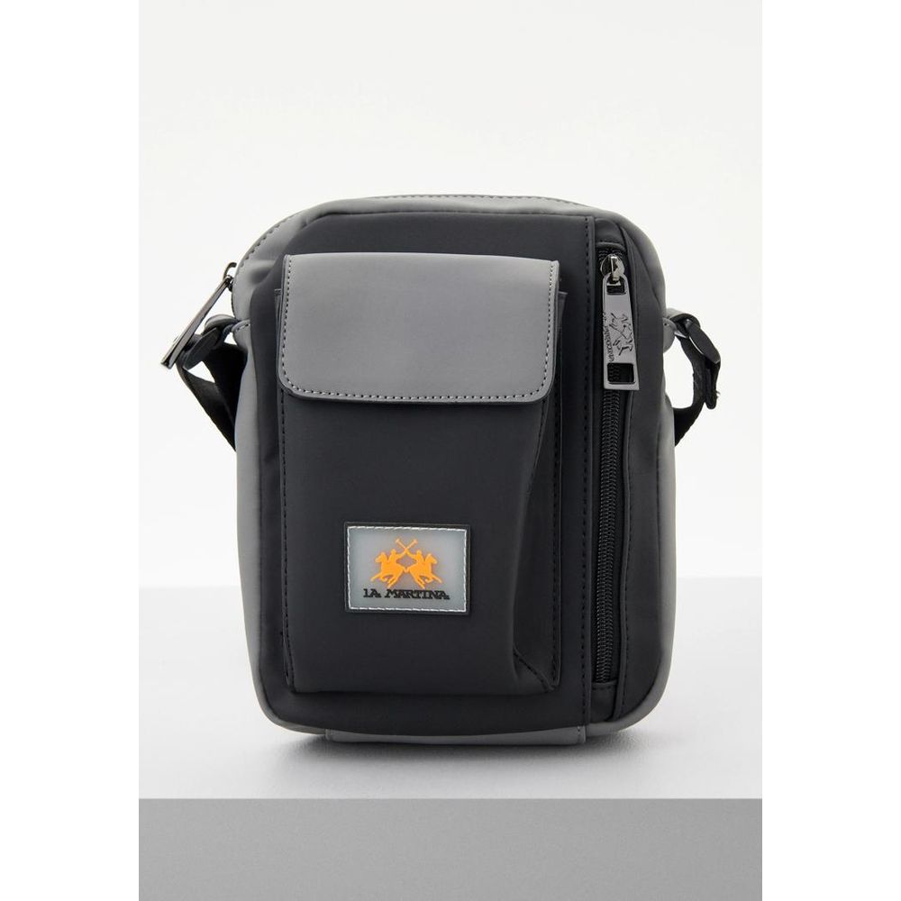 La Martina Black Polyethylene Crossbody Bag