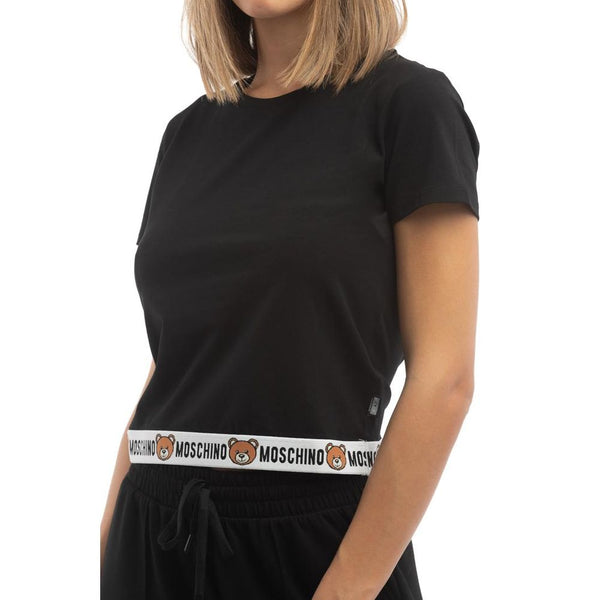 Moschino Black Cotton Sportswear