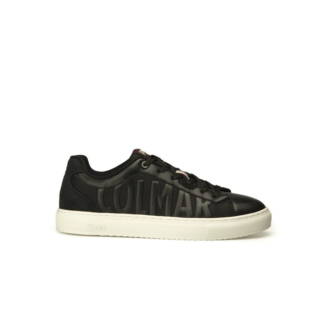 Colmar Black Nylon Low Top Sneakers
